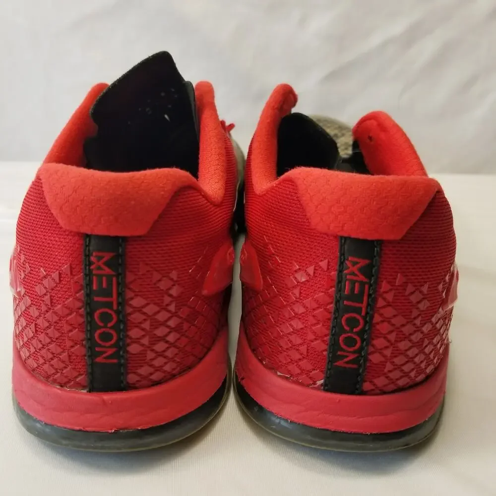 Nike Metcon 4 Men's Red Camo Cross Training Shoes Size 10.5 BV1636-301